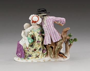 A Meissen figuregroup, first half of the 20th cent.