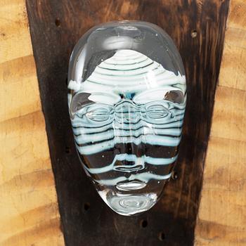 BERTIL VALLIEN, skulptur, glas, Kosta Boda, signerad.
