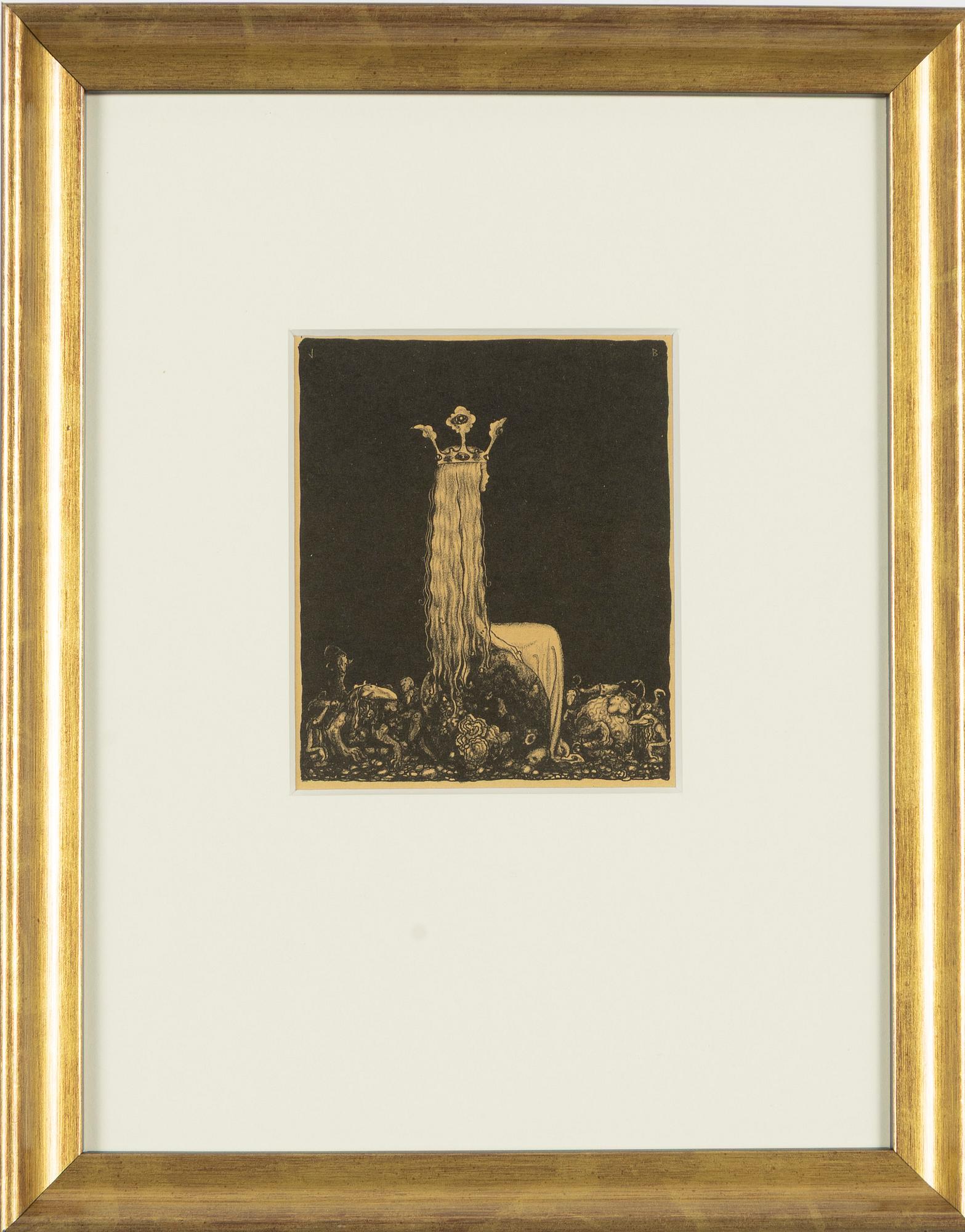 John Bauer, "Prinsessan och småtrollen".