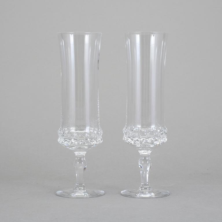 CHAMPAGNESTRUTAR, 12 st, 'Silvia', Ingeborg Lundin, Orrefors.