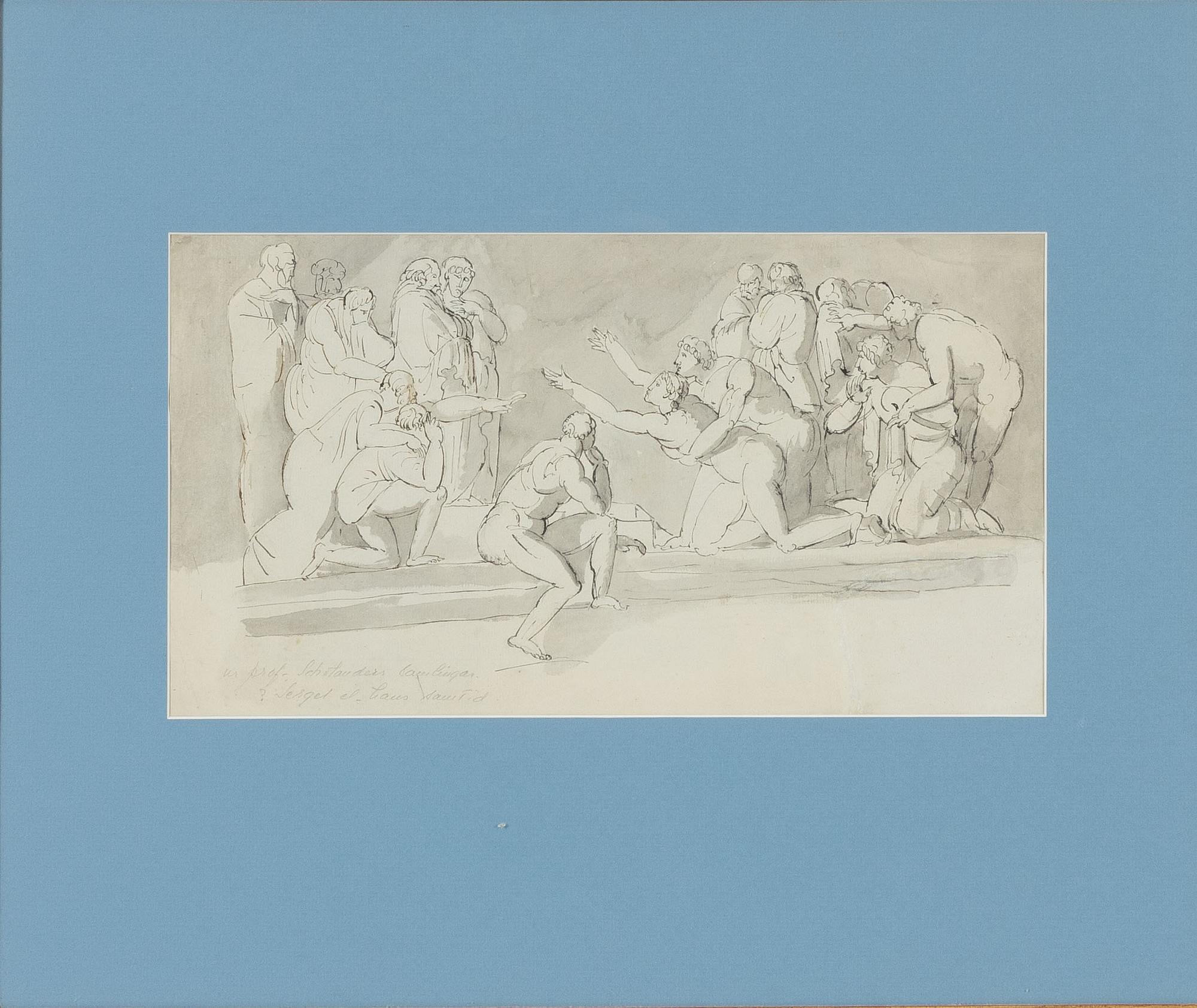 Carl August Ehrensvärd, Anikiserande figurscen.