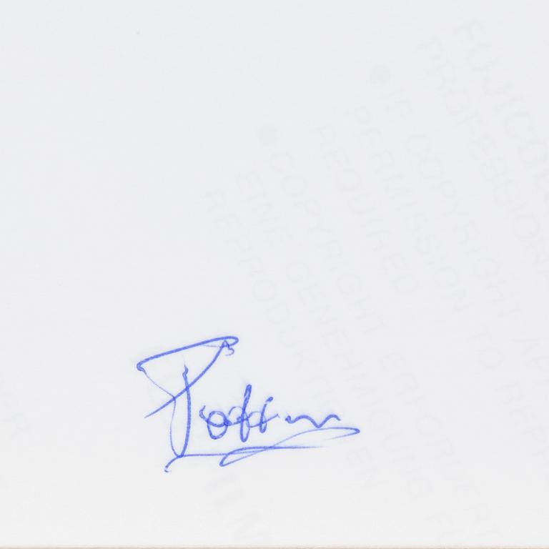 TORBJÖRN CALVERO, fotografi av Cornelis Wreswijk signerad Calvero a tergo.