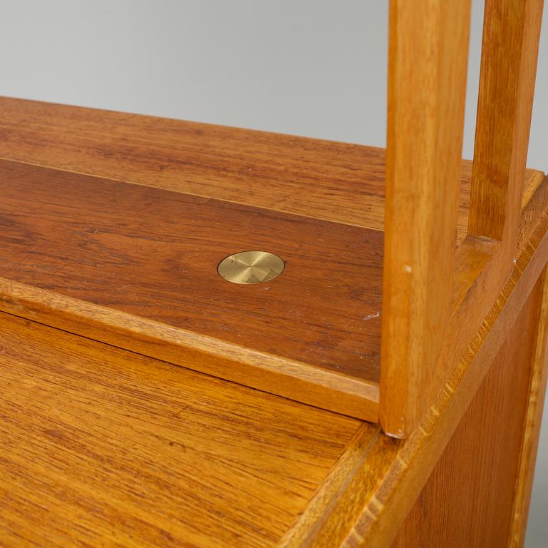 BOKHYLLOR, 2 st, teak, 1960-tal.