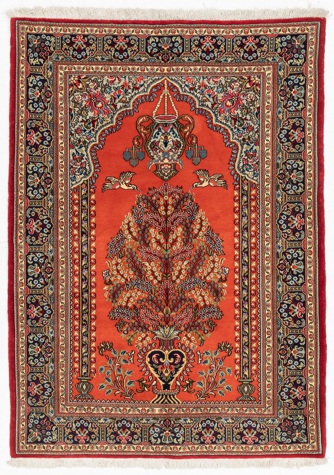 A Quum rug, ca 152 x 106 cm.