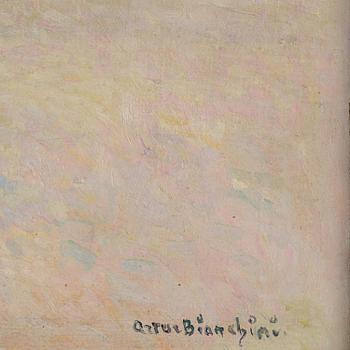 Artur Bianchini, "Tallen och hafvet" (Utsikt mot Korsö från Sandhamn).