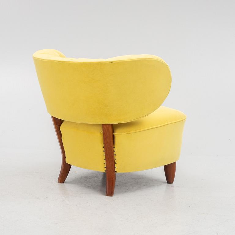 Otto Schulz, attributed to. An armchair, Swedish Modern, mid-20th Century.