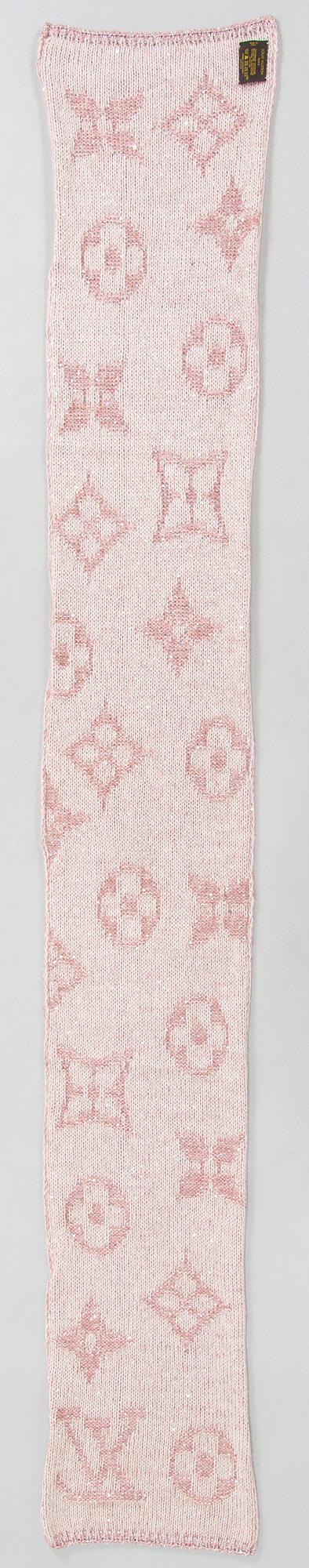 Louis Vuitton, a 'Monogram Sunset Mohair Scarf'.