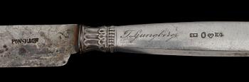 PARTI BESTICK, 24 delar, silver, mest Sverige 1800-1900-tal.