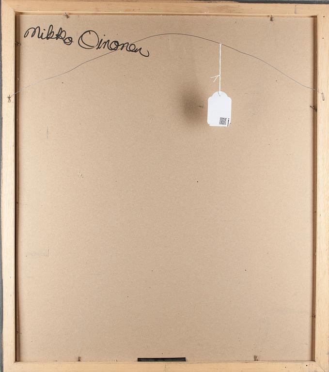 MIKKO OINONEN, hiili paperille, signeerattu, 1900-luvun alkupuoli.