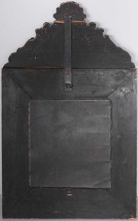 A baroque style mirror, late 19th century.