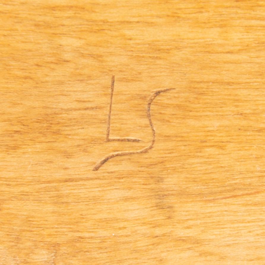 Lars Knutsson Sunna, a signed box of birch and bone.