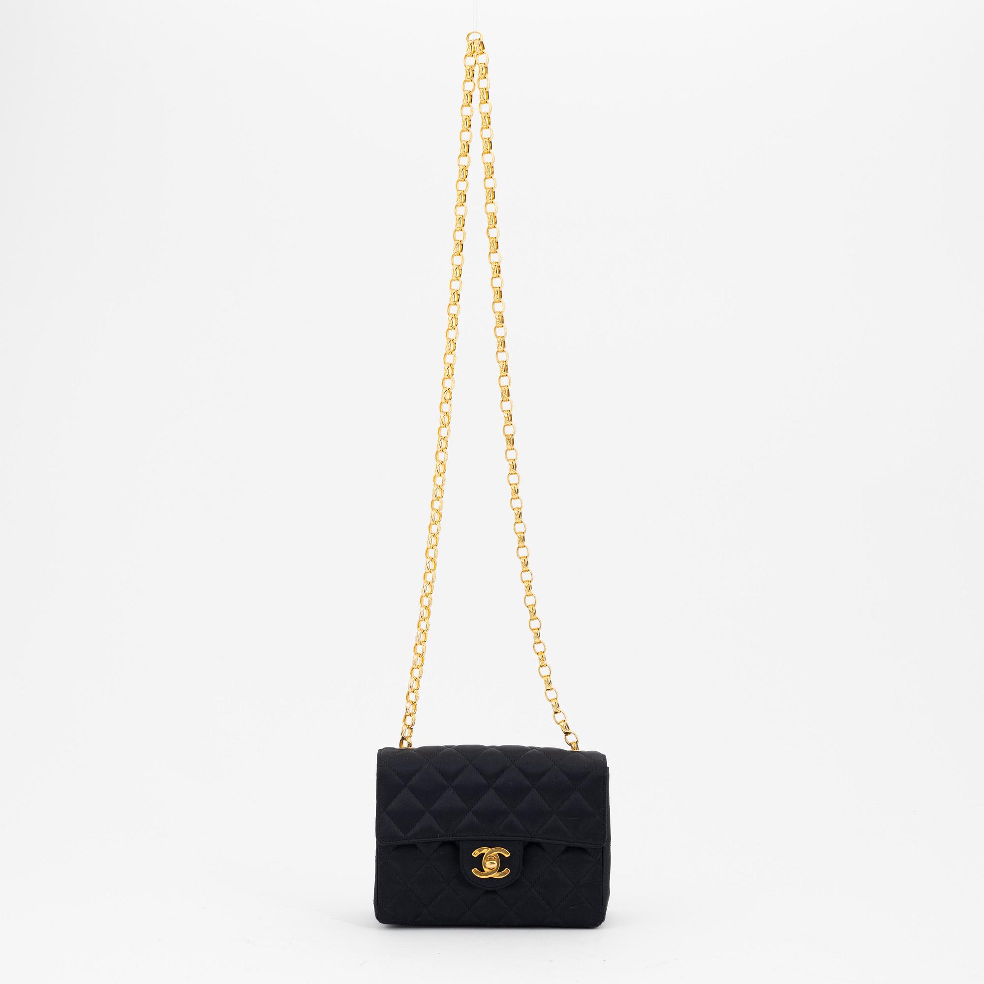 Chanel, satinväska, 1989-1991.