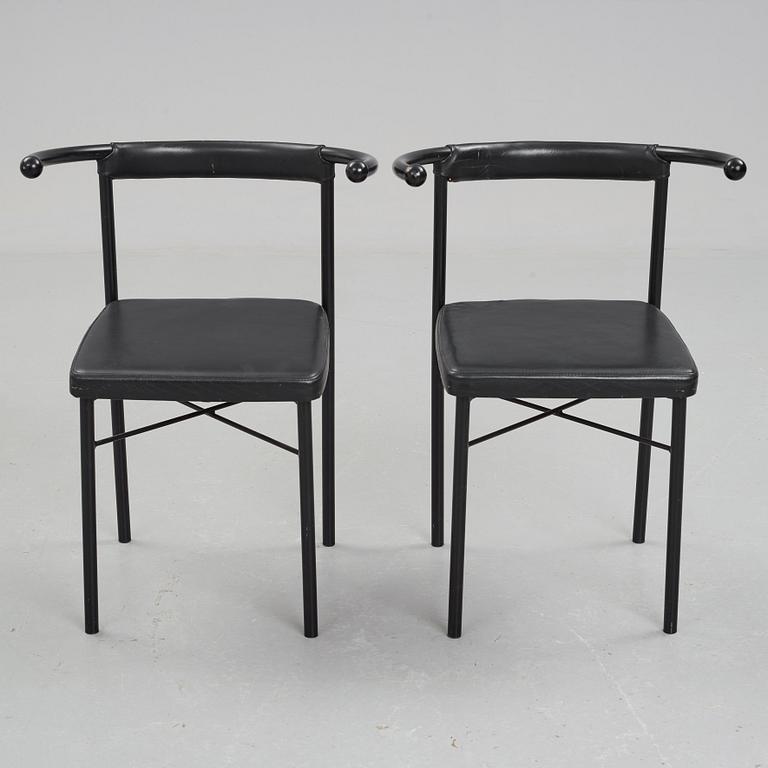 Jonas Bohlin, a set of eight "Point" chairs for Källemo, Värnamo, Sweden post 1985.