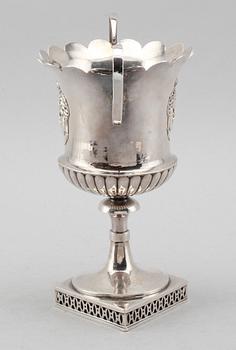 POKAL, silver, Per Zethelius, Stockholm 1809. Vikt ca 347 gram.