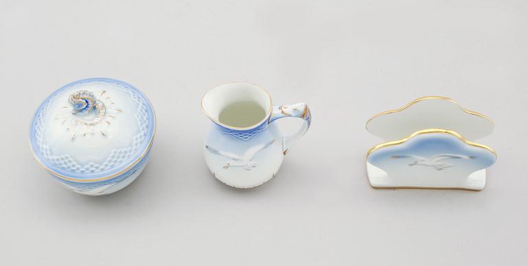 KAFFESERVIS, 27 delar, porslin, "Måsen", Bing & Gröndahl.