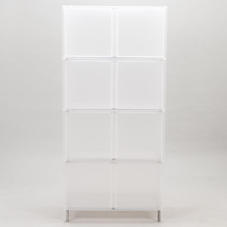 KARTELL, hyllyjärjestelmä, "ONE", 4 kpl, Piero Lissoni/Patricia Urquiola, Italia.