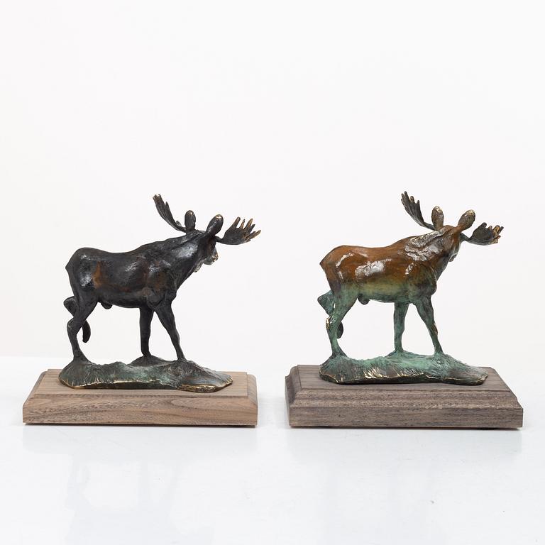 Torbjörn Forsberg, Moose bulls, 2 pcs.