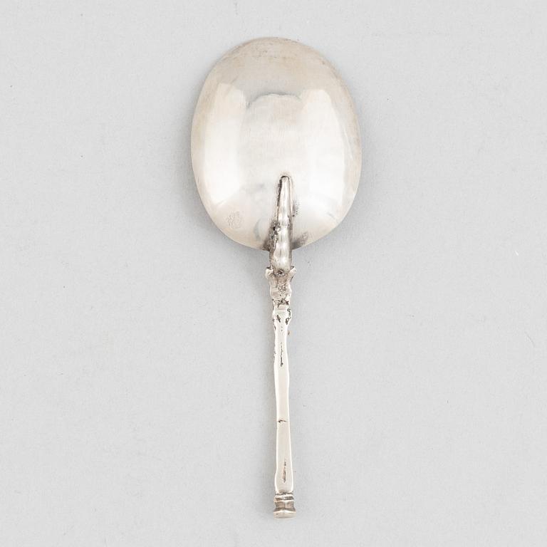 A 18th/19th Century silver spoon.