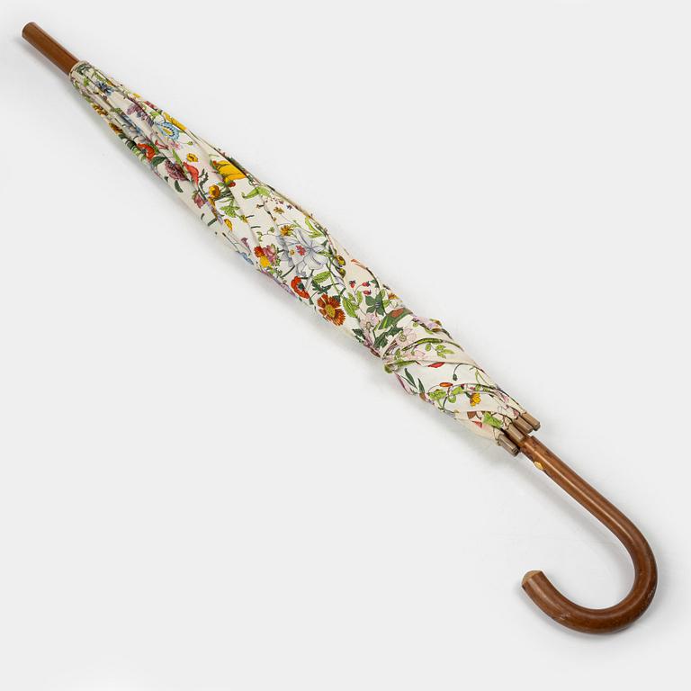 Gucci, paraply, "Flora", vintage.