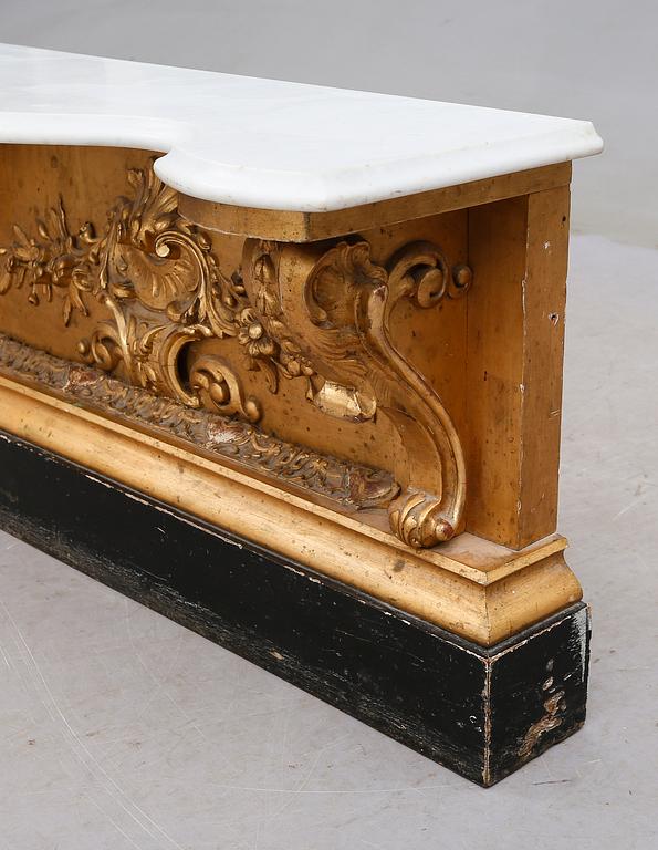 SPEGEL MED KONSOLBORD, 1800-talets andra hälft.