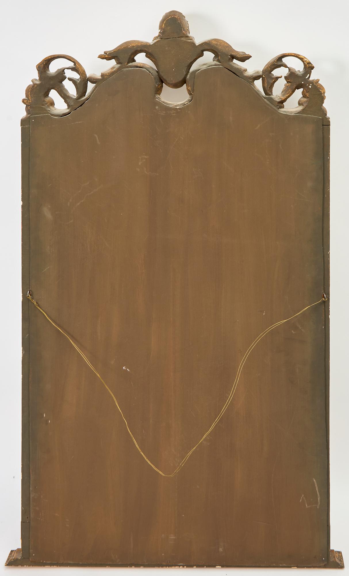 Mirror with console table, first half of the 20th century.