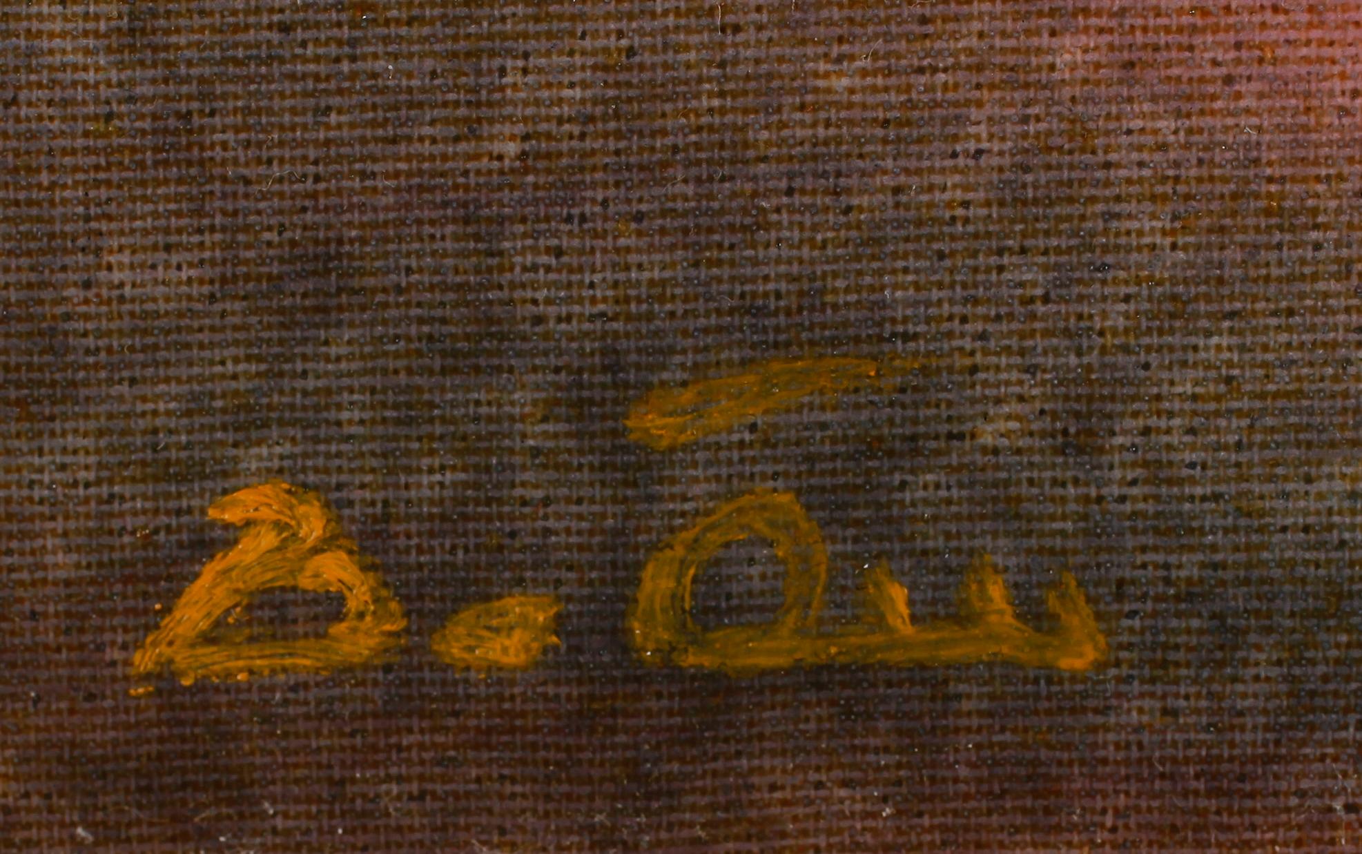 BO ÖRN , olja på duk, sign.