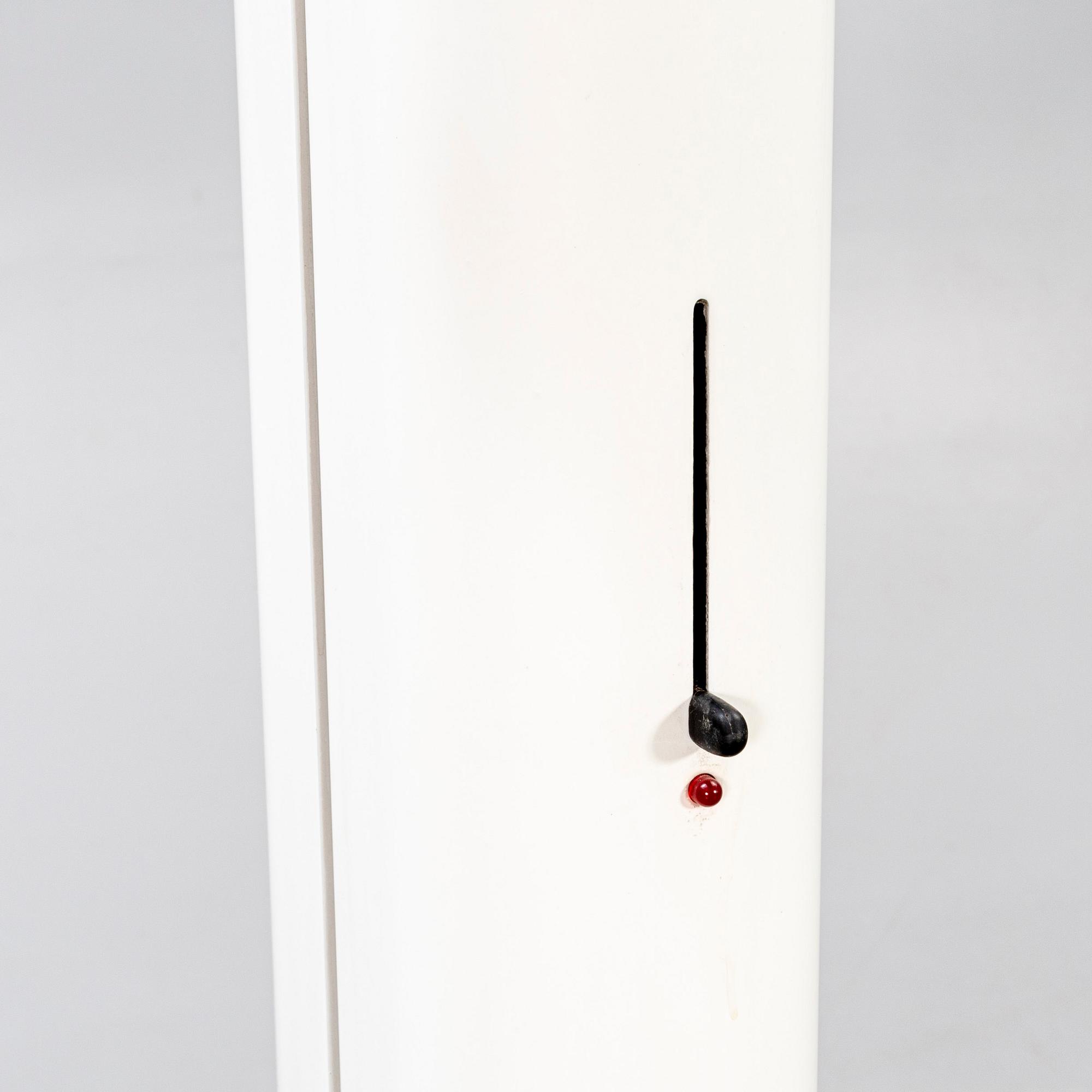 A 'Megaron' floor lamp by Gianfranco Frattini for Artemide, designed 1979.