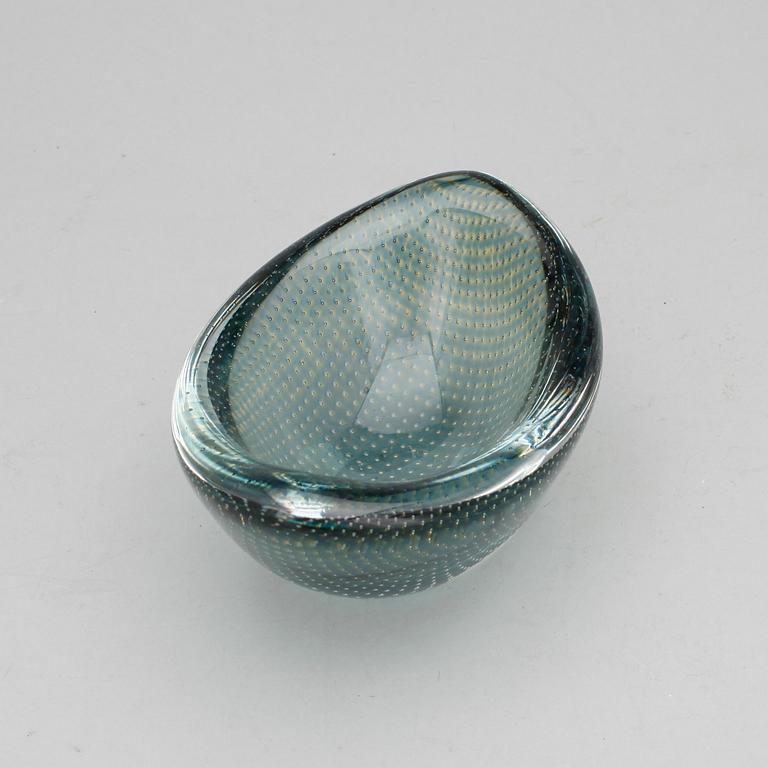 SKÅL, glas. "Kraka", Sven Palmquist, Orrefors, signerad.