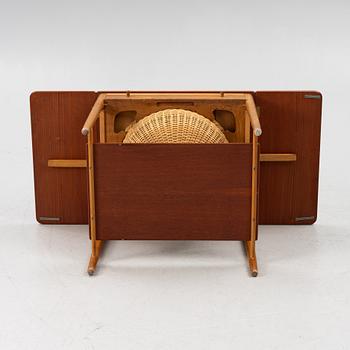 Hans J Wegner, side table, "AT-33", Andreas Tuck Denmark.