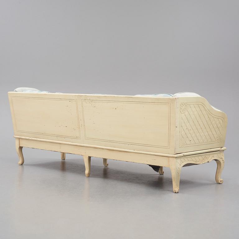 Soffa, Sverige, 1700-talets senare del, Rokoko.