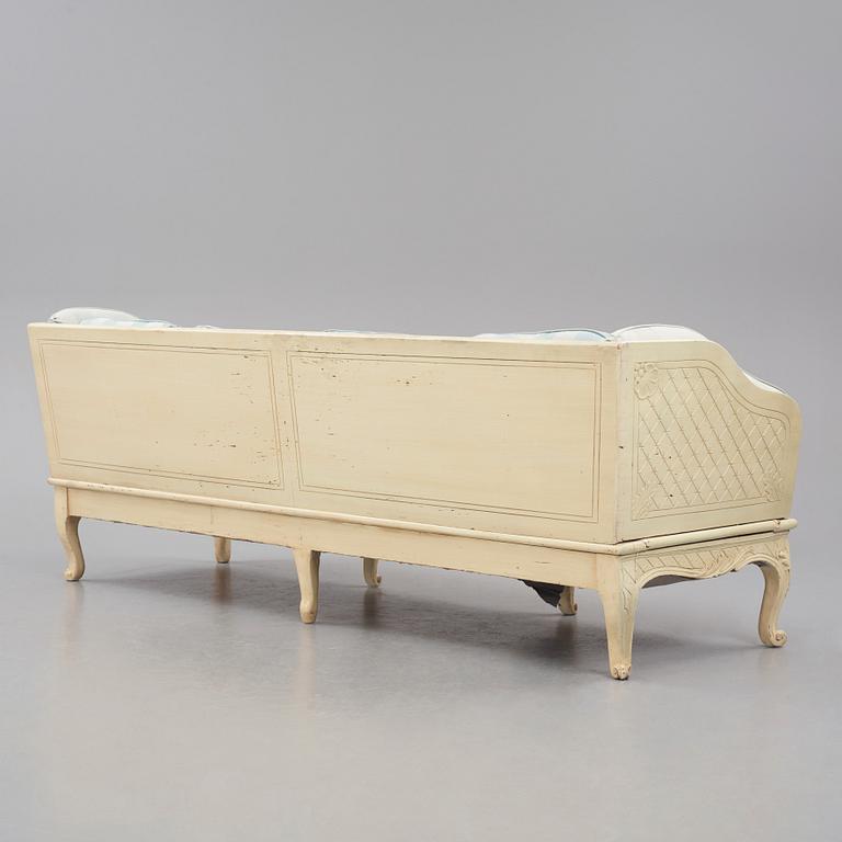 A Swedish Rococo sofa, later part of the 18th century.