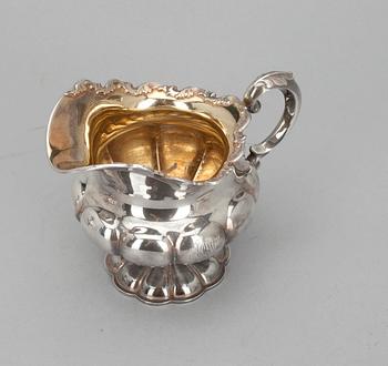 KAFFESERVIS, 4 delar, 813 silver, nyrokoko, Auran Kultaseppä Oy Åbo 1948/49. Vikt 1362 g.