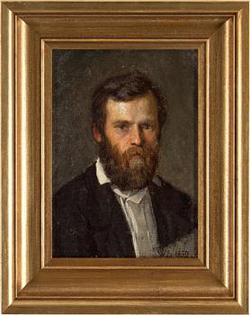 WILHELMINA LAGERHOLM, oil on canvas, signed and dated 1859.