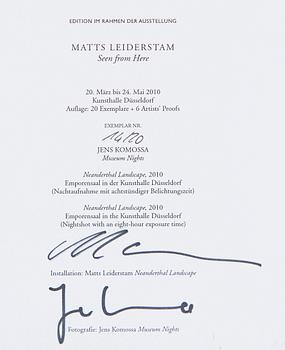 Matts Leiderstam, "Seen from here".