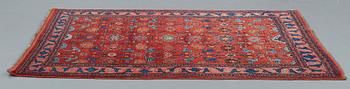 MATTA, semiantik Bidjar, ca 203 x 144,5 cm (samt kortsidorna med 2,5 respektive 3 cm slätväv).