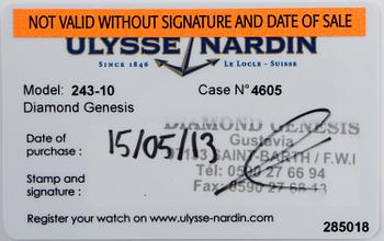 ULYSSE NARDIN, Executive Dual Time, armbandsur, 40 mm.