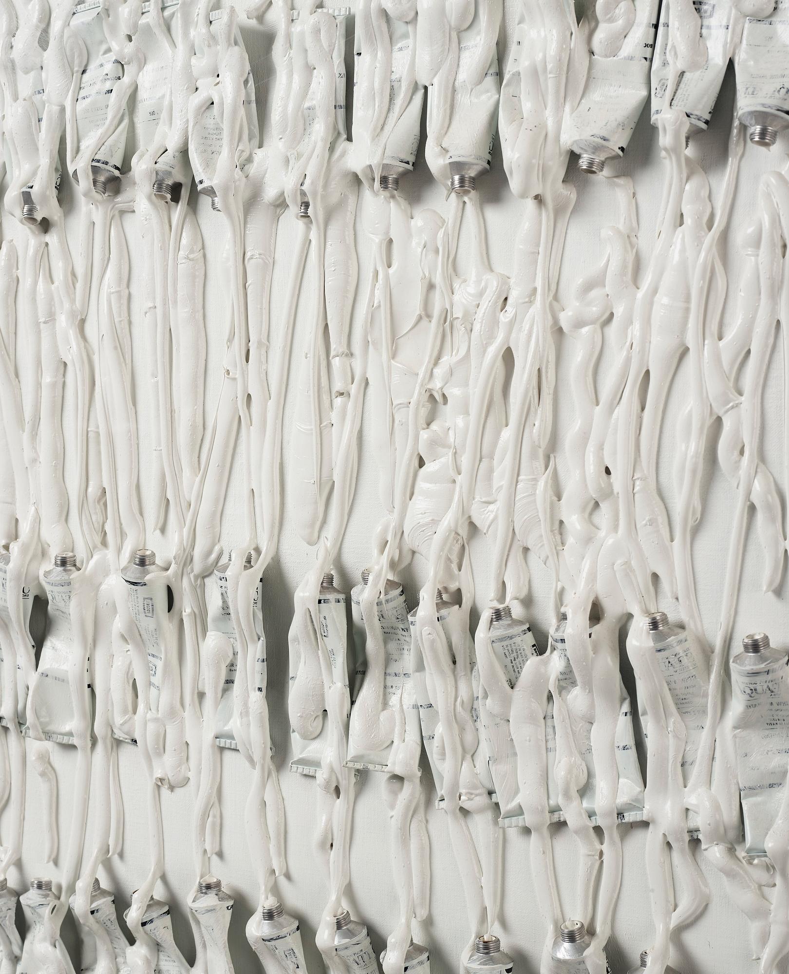 Arman (Armand Pierre Fernandez), "Monochrome Accumulation No. 5002".