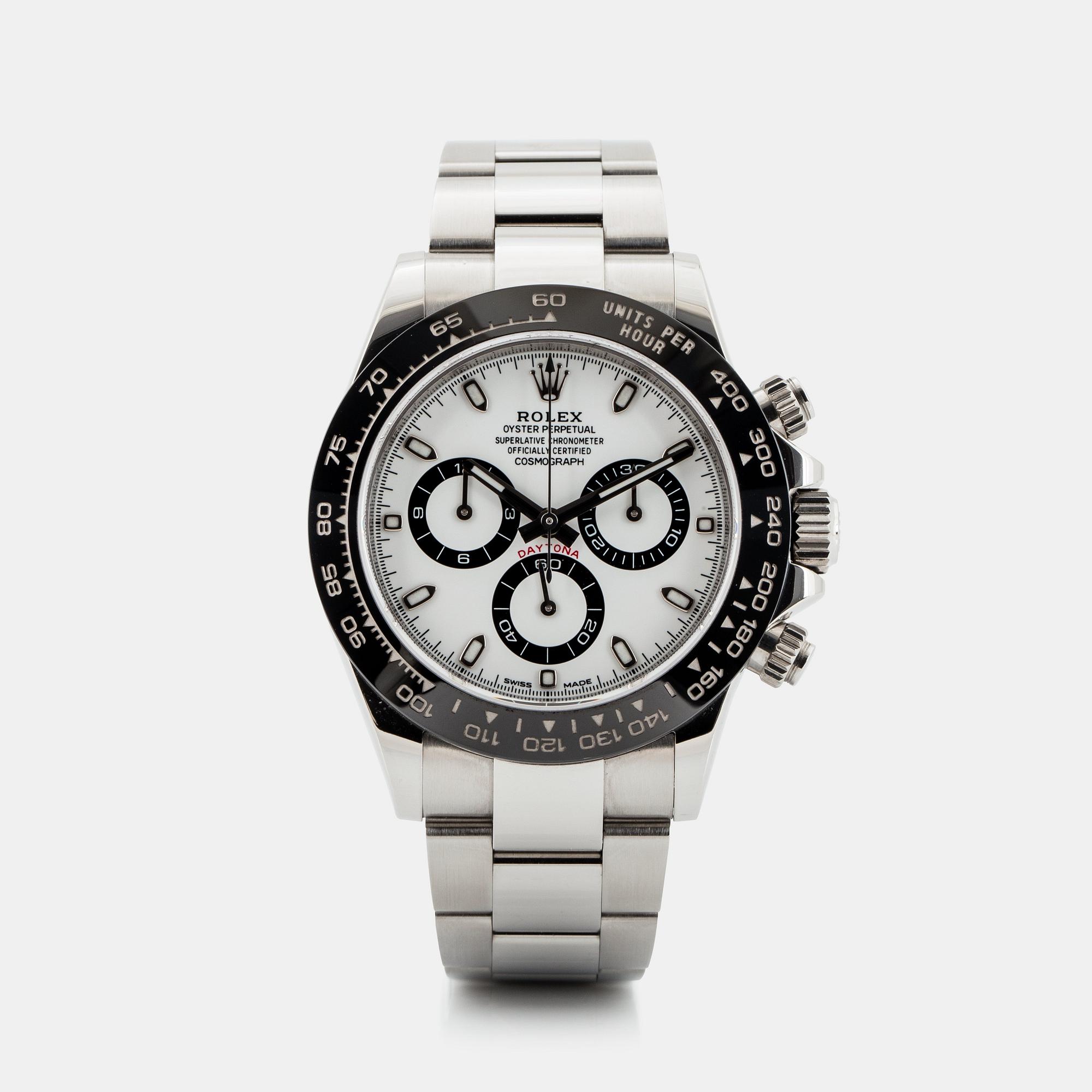 Rolex, Cosmograph, Daytona, chronograph.