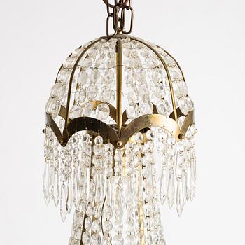 Chandelier, Gustavian style, first half of the 20th century.