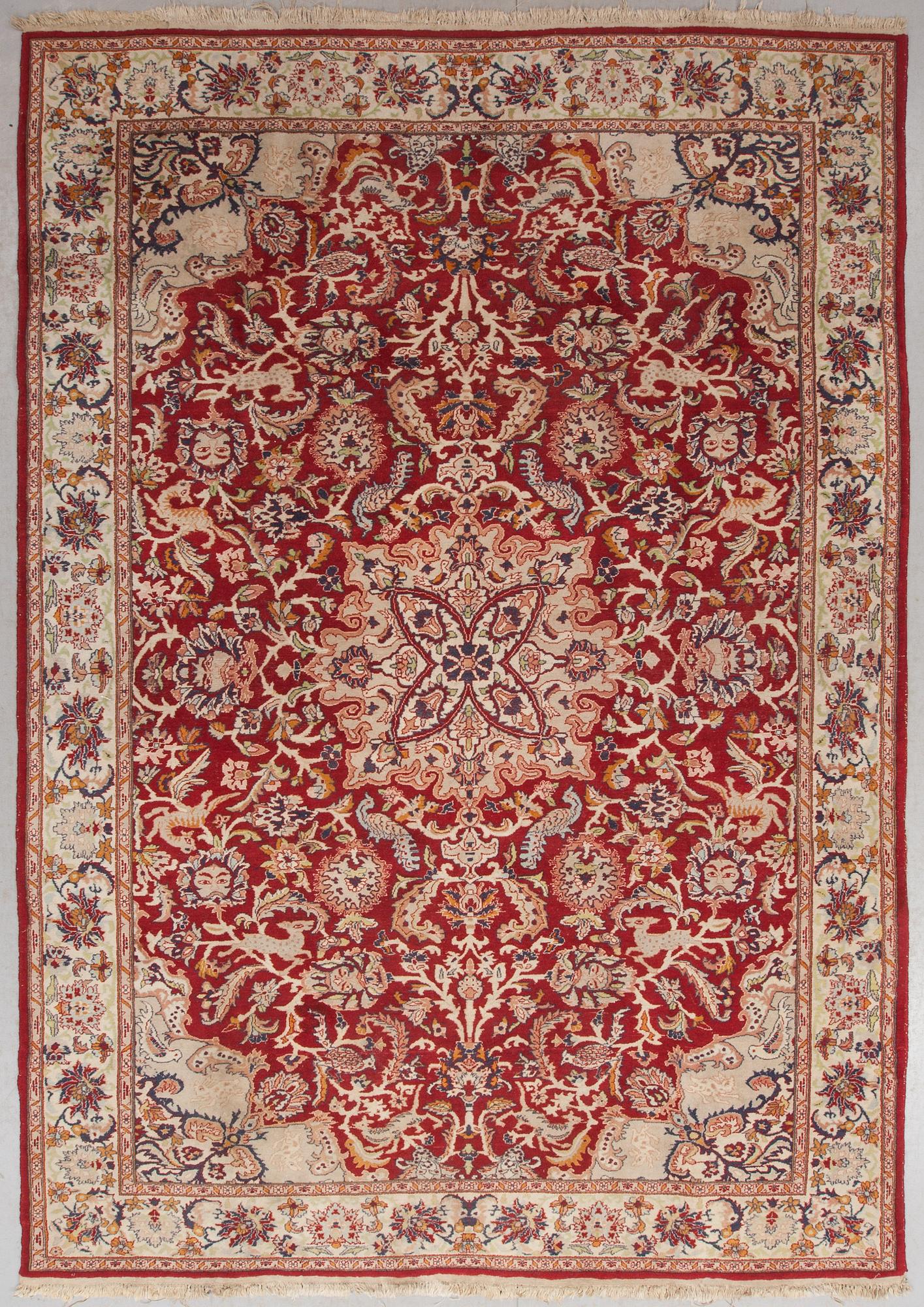 MATTA, semiantik, Täbris, figural, ca 311 x 217 cm.