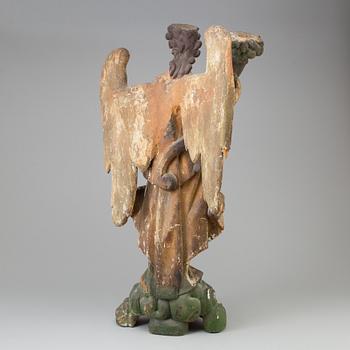 SCULPTURE, wood, 18th Century.