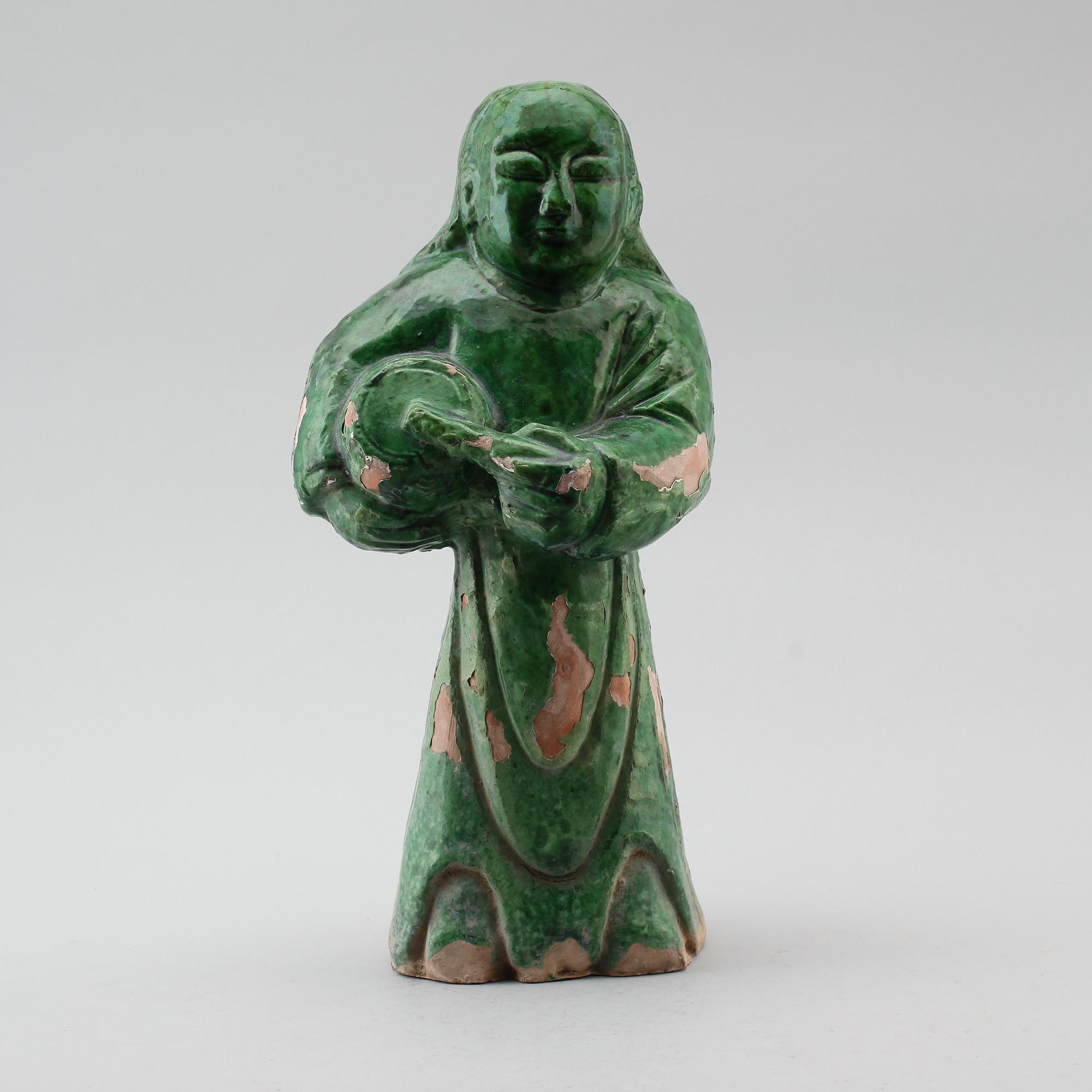 FIGUR, terrakotta, Kina, sannolikt 1900-tal.