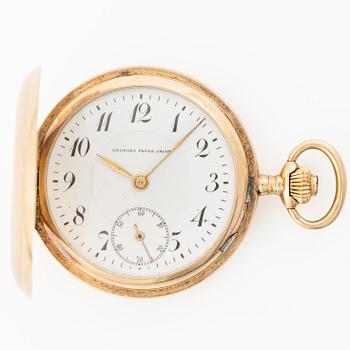 Georges Favre-Jacot, ladie's pocket watch, hunter case, 33 mm.