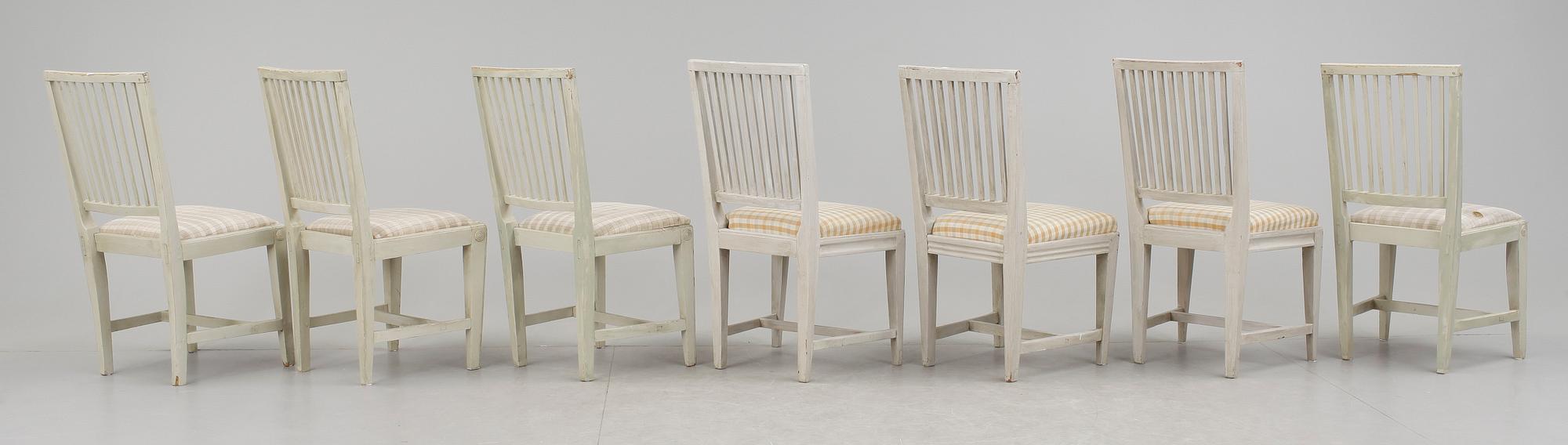 STOLAR, 7st, gustavianska, 17/1800-tal.