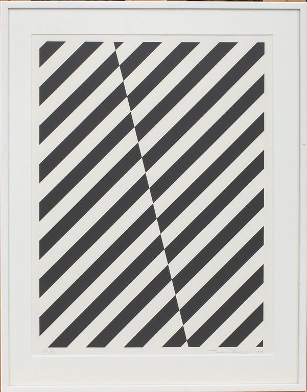 TORSTEN RIDELL, serigrafier, 2 st, signerade, daterade 1983 samt numrerade 28/33 och 24/33..