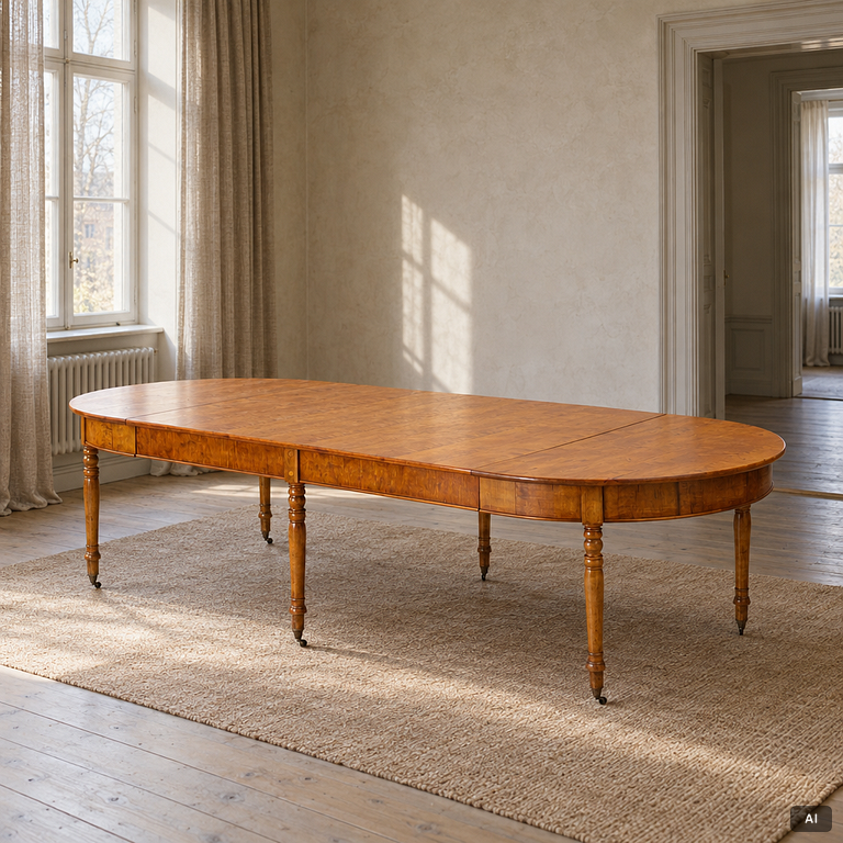 Matbord, 1800-tal.