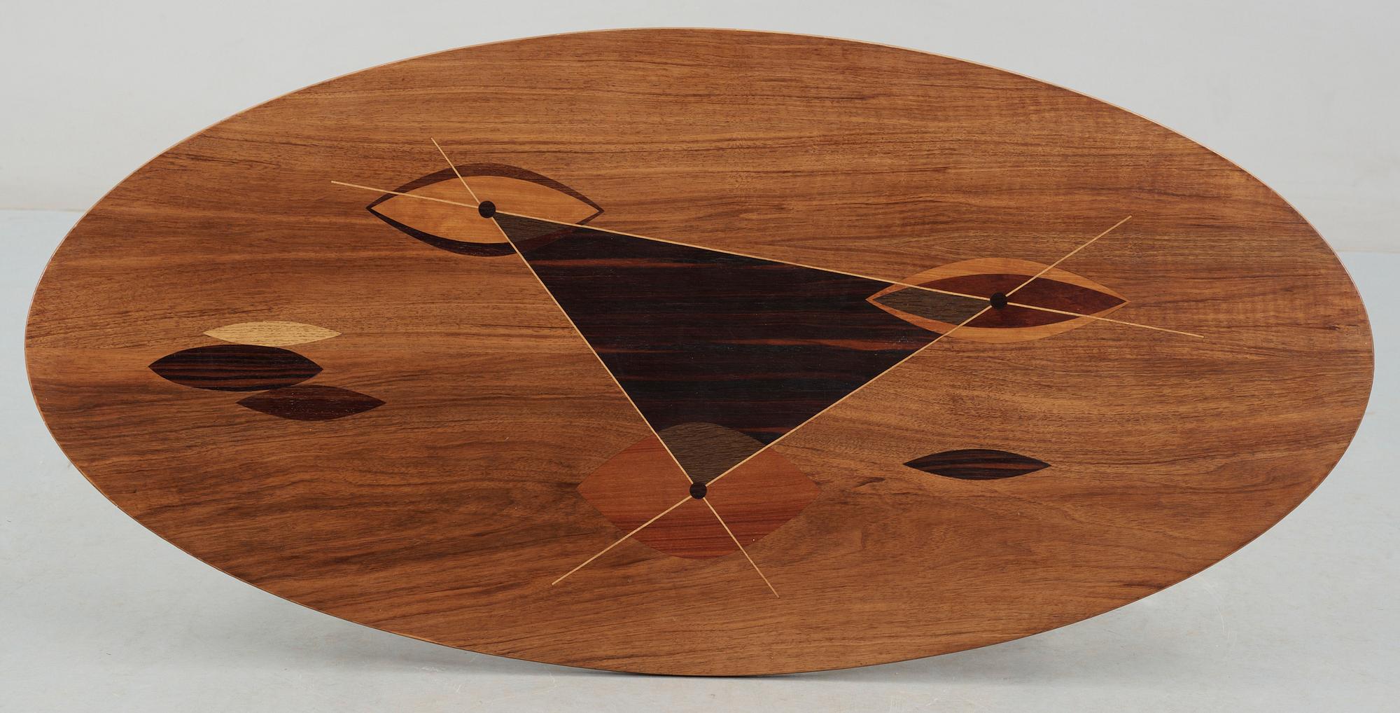 SOFFBORD, etikettmärkt Möbelbolaget Tranås, 1950-tal.