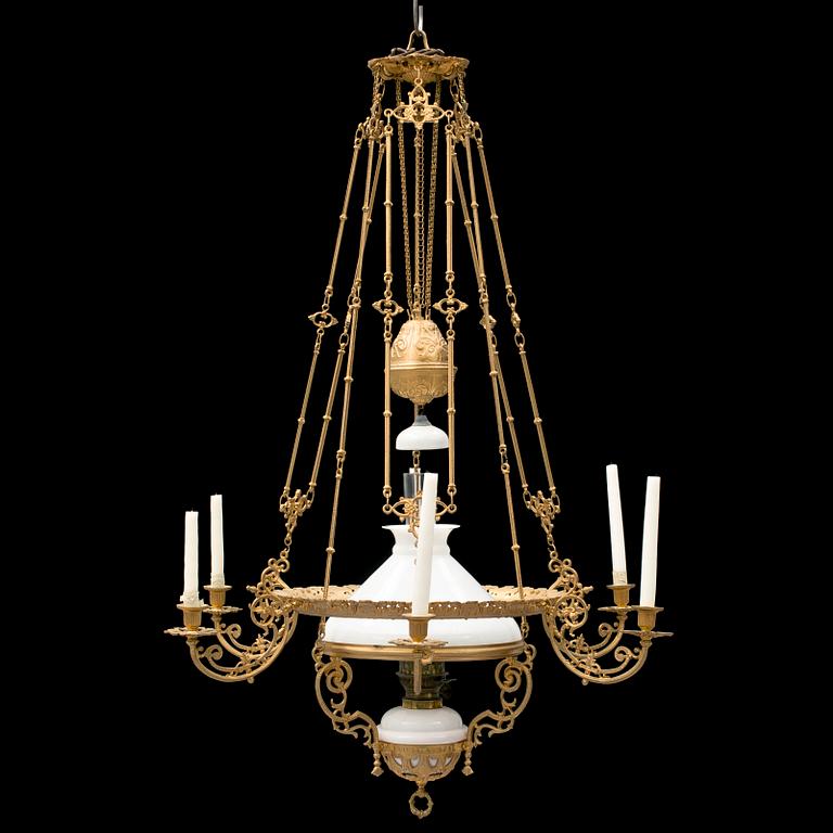 A late 19th century chandelier.