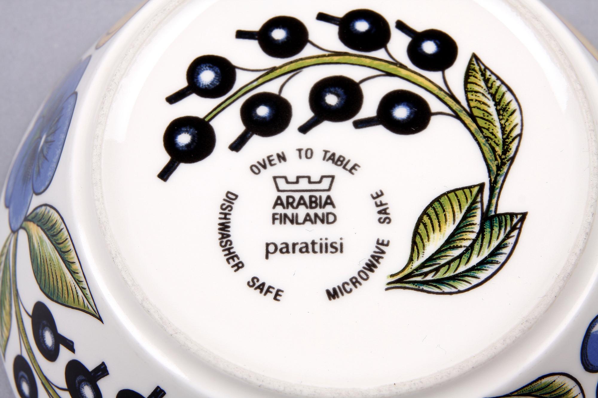 MAT-, TE- OCH KAFFESERVIS, 52 delar, porslin, "Paratiisi", Birger Kaipiainen, Arabia, Finland.