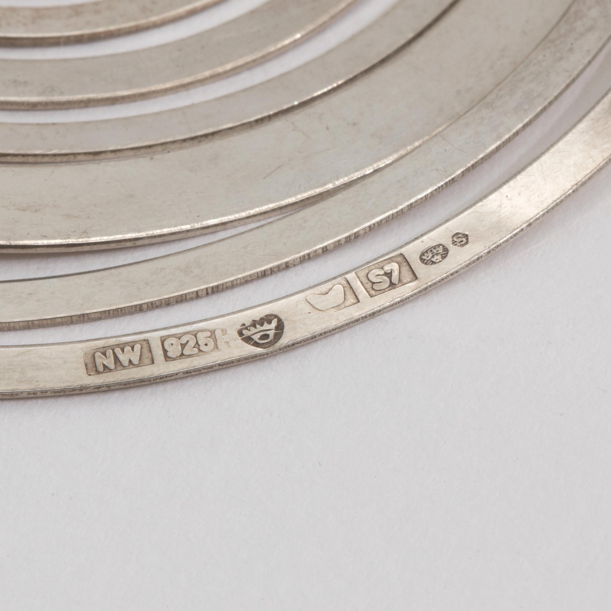 HÄNGEN, "Silvermoon", Tapio Wirkkala för N. Westerback, Helsingfors, 1971.